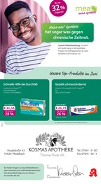 Apotheken Prospekt von mea - meine apotheke in Obersulm Aktueller mea - meine apotheke Apotheken Prospekt für Obersulm: Unsere Juni-Angebote mit 4} Seiten, 01.06.2026 - 30.06.2026