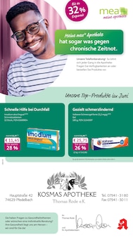 Aktueller mea - meine apotheke Prospekt für Pfedelbach und Ungebung, Seiten zum blättern mea - meine apotheke Prospekt Unsere Juni-Angebote mit Seiten in Pfedelbach und Umgebung