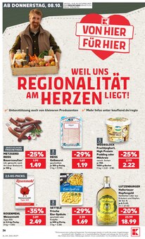 Bratwurst im Kaufland Prospekt "Hier bin ich richtig" mit 70 Seiten (Ingolstadt)