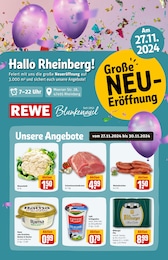 REWE Prospekt "Dein Markt" für Rheinberg, 33 Seiten, 25.11.2024 - 30.11.2024