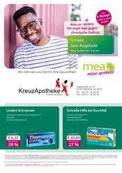 Aktueller mea - meine apotheke Apotheke Prospekt in Monheim und Umgebung, "Unsere Juni-Angebote" mit 2 Seiten, 01.06.2025 - 30.06.2025