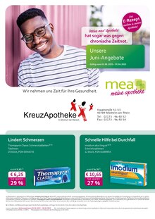 Aktueller mea - meine apotheke Prospekt