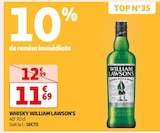 WHISKY - WILLIAM LAWSON'S en promo chez Auchan Supermarché Le Grand-Quevilly à 11,69 €