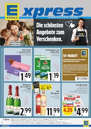 E xpress Prospekt "Die schönsten Angebote zum Verschenken.", 4 Seiten, 05.05.2025 - 05.05.2025 Aktueller E xpress Prospekt, "Die schönsten Angebote zum Verschenken.", mit Angeboten der Woche, gültig von 05.05.2025 bis 05.05.2025