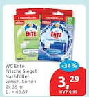 Frische Siegel Nachfüller Angebote von WC Ente bei budni Seevetal für 3,29 €