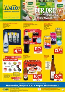 Aktueller Netto Marken-Discount Hürth Prospekt Netto Marken-Discount Hürth Prospekt "DER ORT, AN DEM DU IMMER AUSGEZEICHNETE PREISE FINDEST." mit 2 Seiten