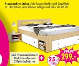 SB Möbel Boss Neunkirchen - Stauraumbett Stefan Angebot im Prospekt Stauraumbett Stefan bei SB Möbel Boss im Neunkirchen Prospekt für 299,00 €