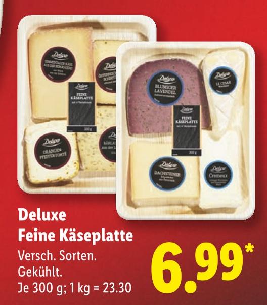 Feine Käseplatte