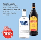 Vodka von Absolut im aktuellen V-Markt Prospekt für 10,99 €