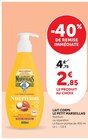 Lait corps - LE PETIT MARSEILLAIS en promo chez Super U Perpignan à 2,85 €
