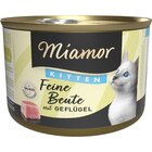 Miamor Feine Beute Kitten Geflügel 185 g Angebote von Miamor bei Zookauf Langenfeld für 0,99 €
