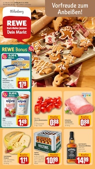 Aktueller REWE Prospekt "Dein Markt" für Oldenburg Aktueller REWE Prospekt für Oldenburg mit Seiten