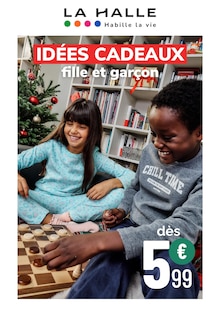 Prospectus La Halle à Enghien-les-Bains, "IDÉES CADEAUX fille et garçon", 1 page de promos valables du 01/12/2025 au 17/12/2025