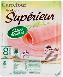 Jambon supérieur - Carrefour à Montpellier Jambon supérieur en promo chez Carrefour Montpellier à 3,32 €