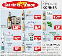 Warsteiner im aktuellen Getränke Oase Prospekt (Hamm) Warsteiner im Getränke Oase Prospekt "Aktuelle Angebote" mit 1 Seiten (Hamm)