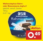 Rahmjoghurt Angebote von Weihenstephan bei Netto Marken-Discount Hürth für 0,49 €