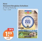 Senneri Bergkäse Scheiben von Herz im aktuellen V-Markt Prospekt für 1,89 €