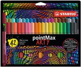 Etui carton 42 Feutres Stabilo PointMax Arty 08 mm - Stabilo dans le catalogue Fnac