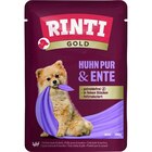 Aktuelles RINTI Gold Huhn Pur & Ente 100 g Angebot bei Zookauf in Bremen ab 0,65 €