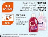 Waschmittel im Müller Prospekt Waschmittel von PERWOLL im aktuellen Müller Prospekt für 4,69 €