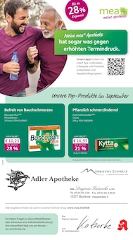 mea - meine apotheke Prospekt Unsere September-Angebote mit 4 Seiten