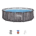 Piscine hors sol ronde Steel Pro Max - BESTWAY - Carrefour Market à Pessac Piscine hors sol ronde Steel Pro Max - BESTWAY en promo chez Carrefour Market Pessac à 159,00 €