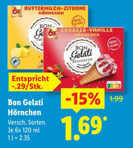 Buttermilch-Zitrone Hörnchen