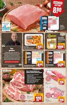 Schweinefilet im aktuellen REWE Prospekt (Mönchengladbach) Schweinefilet im REWE Prospekt "Dein Markt" mit 34 Seiten (Mönchengladbach)