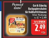 Backpapierschalen Angebote von Gut & Günstig bei Marktkauf Schweinfurt für 2,49 €