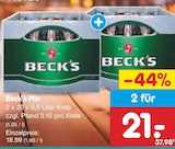 Pils Angebote von Beck's bei Netto Marken-Discount Homburg für 21,00 €