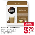 Café au Lait Angebote von Nescafé Dolce Gusto bei E center Heidelberg für 3,79 €