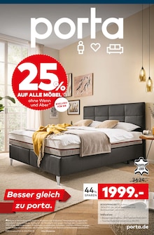 porta Möbel Prospekt Besser gleich zu porta. mit 24 Seiten