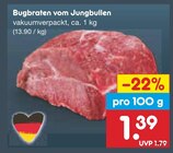 Rinderbraten im Netto Marken-Discount Prospekt Bugbraten vom Jungbullen im aktuellen Netto Marken-Discount Prospekt für 1,39 €