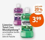 Total Care Mundspülung von Listerine im aktuellen tegut Prospekt für 3,99 €