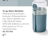 Tchibo Gunzenhausen - To-go-Müsli-Behälter Angebot im Prospekt To-go-Müsli-Behälter bei Tchibo im Gunzenhausen Prospekt für 6,99 €