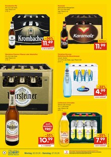 Wasser im Netto Marken-Discount Prospekt "DER ORT, AN DEM DU IMMER AUSGEZEICHNETE PREISE FINDEST." mit 6 Seiten (Cottbus)