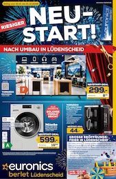 EURONICS Prospekt für Lüdenscheid mit 8 Seiten EURONICS Prospekt für Lüdenscheid: "RIESIGER NEUSTART.", 8 Seiten, 15.10.2026 - 21.10.2026