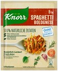Fix Nudel-Schinken Gratin oder Spaghetti Bolognese bei REWE im Prospekt "" für 0,49 €