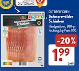 Schwarzwaelder Schinken im ALDI SÜD Prospekt Schwarzwälder Schinken von Gut Drei Eichen im aktuellen ALDI SÜD Prospekt für 1,99 €