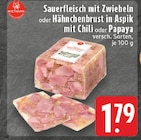 Aktuelle Feinkostlebensmittel Angebote bei E center in Duisburg Aktuelles Sauerfleisch mit Zwiebeln Angebot bei E center in Duisburg