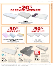 Matelas Angebote im Prospekt "PARENTS MALINS IL N’Y A PAS DE PETITES ÉCONOMIES" von Carrefour Matelas Angebote im Prospekt "PARENTS MALINS IL N’Y A PAS DE PETITES ÉCONOMIES" von Carrefour auf Seite 27