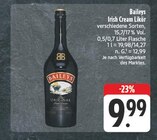 Aktuelles Irish Cream Likör Angebot bei EDEKA in Jena ab 9,99 €