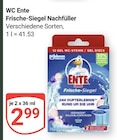 Frische-Siegel Nachfüller Angebote von WC Ente bei GLOBUS Viersen für 2,99 €