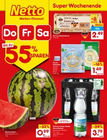 Wasser im Netto Marken-Discount Prospekt "Aktuelle Angebote" mit 71 Seiten (Freiburg (Breisgau))