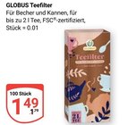 Teefilter von Globus für 1,49 € bei GLOBUS im Angebot Teefilter von Globus im aktuellen GLOBUS Prospekt