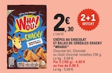 Crêpes au chocolat et billes de céréales Cracky - Whaou! dans le catalogue E.Leclerc