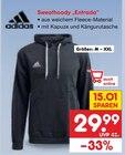 Uhren im Netto Marken-Discount Prospekt Sweathoody „Entrada“ von adidas im aktuellen Netto Marken-Discount Prospekt für 29,99 €