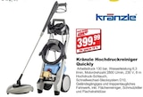 Hochdruckreiniger Quickly im Angebot bei bauSpezi in Bamberg Hochdruckreiniger Quickly Angebote von Kränzle bei bauSpezi Bamberg für 399,99 €