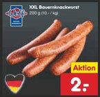 XXL Bauernknackwurst bei Netto Marken-Discount im Zeithain Prospekt für 2,00 €