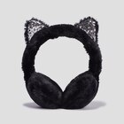 Cache-oreilles sequins fausse fourrure noir fille à 10,99 € dans le catalogue La Halle